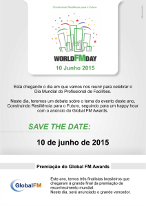 Save the date FM Awards