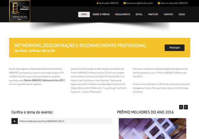 Premio ABRAFAC 2017