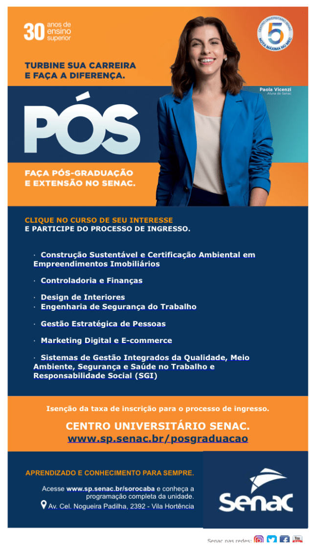Senac Pos Sorocaba